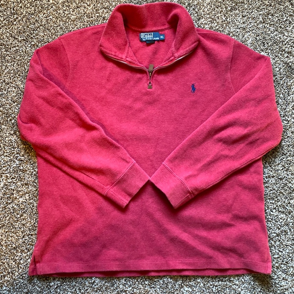 Men’s POLO by Ralph Lauren red pullover
